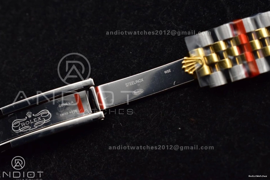 Ladies White YG Bracelet President 31 550 Dial 278271 Steel DateJust Markers Roman Lightweight GSF 316L on 1008